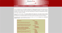Desktop Screenshot of masterfox.com