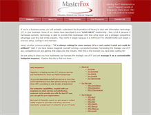 Tablet Screenshot of masterfox.com